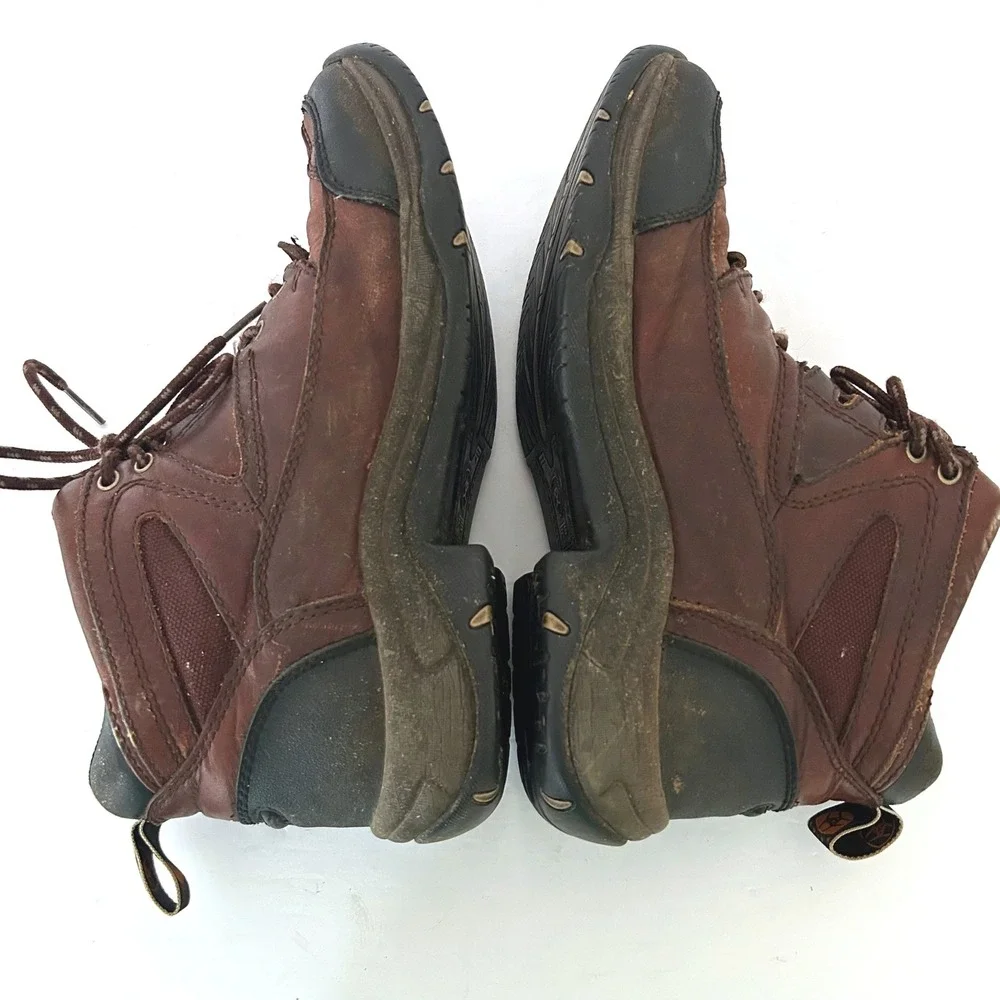 Ariat Terrain ATS Hiking Boots Mens 8.5 Brown Technology Leather Mid Top Work
